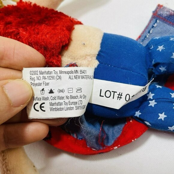 Manhattan Toy Groovy Girls Vanessa Doll Plush American Flag Curly Outfit Clothes - Picture 10 of 12